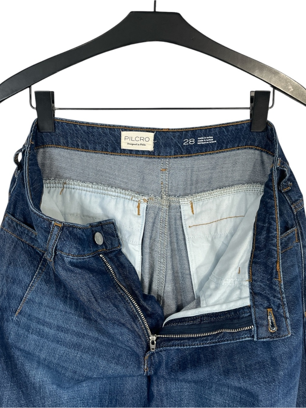 Anthropologie Pilcro Ultra Wide Leg Jeans Size 28 - Picture 4 of 8